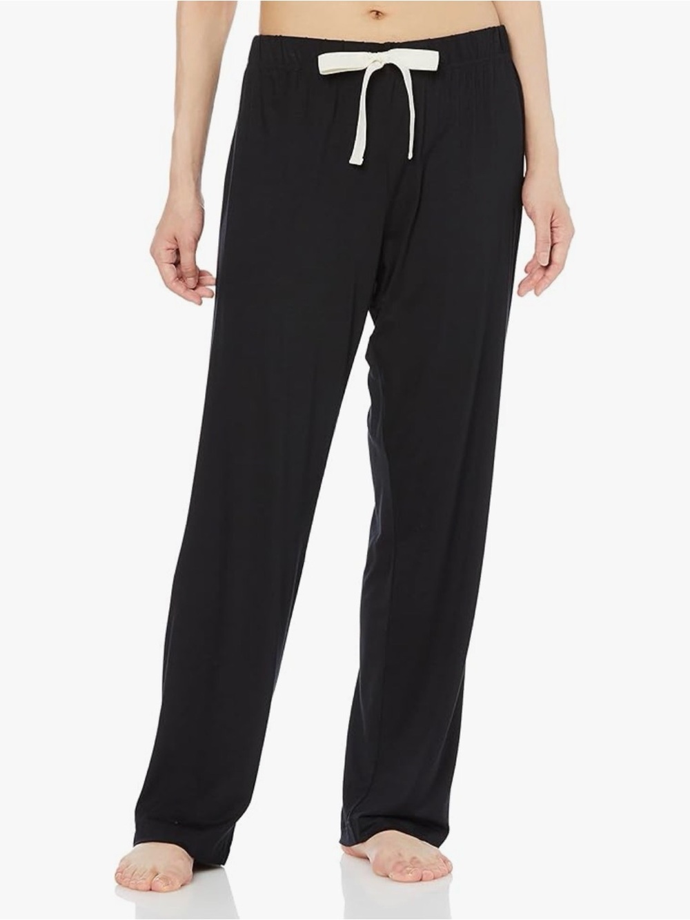 Boody Goodnight Sleep Pants Black Large New Bamboo Jersey Fabric